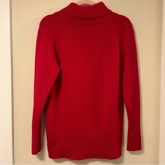 Babaton Nicolas Turtleneck Sweater in
Goji Berry - Picture 4 of 6